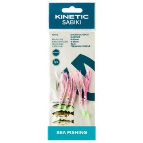 Kinetic Sabiki Micro Octopus Slim Rig